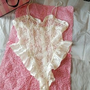 Victoria's Secret Lace Body Suit sz Med